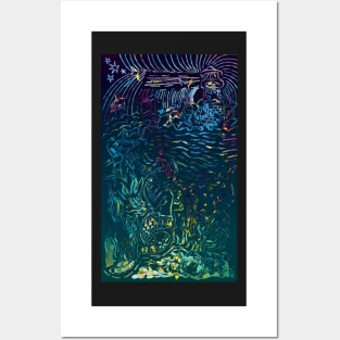 Mermaid dream for kids Posters and Art